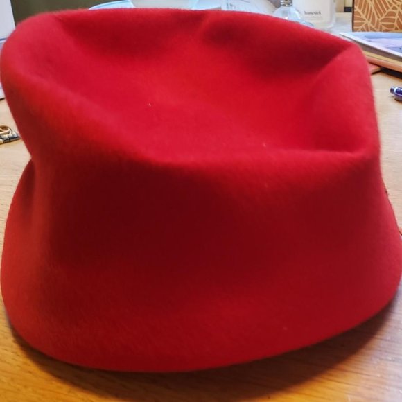 Vintage Clover Lane Felt Hat with Ribbon Trim - Picture 4 of 13